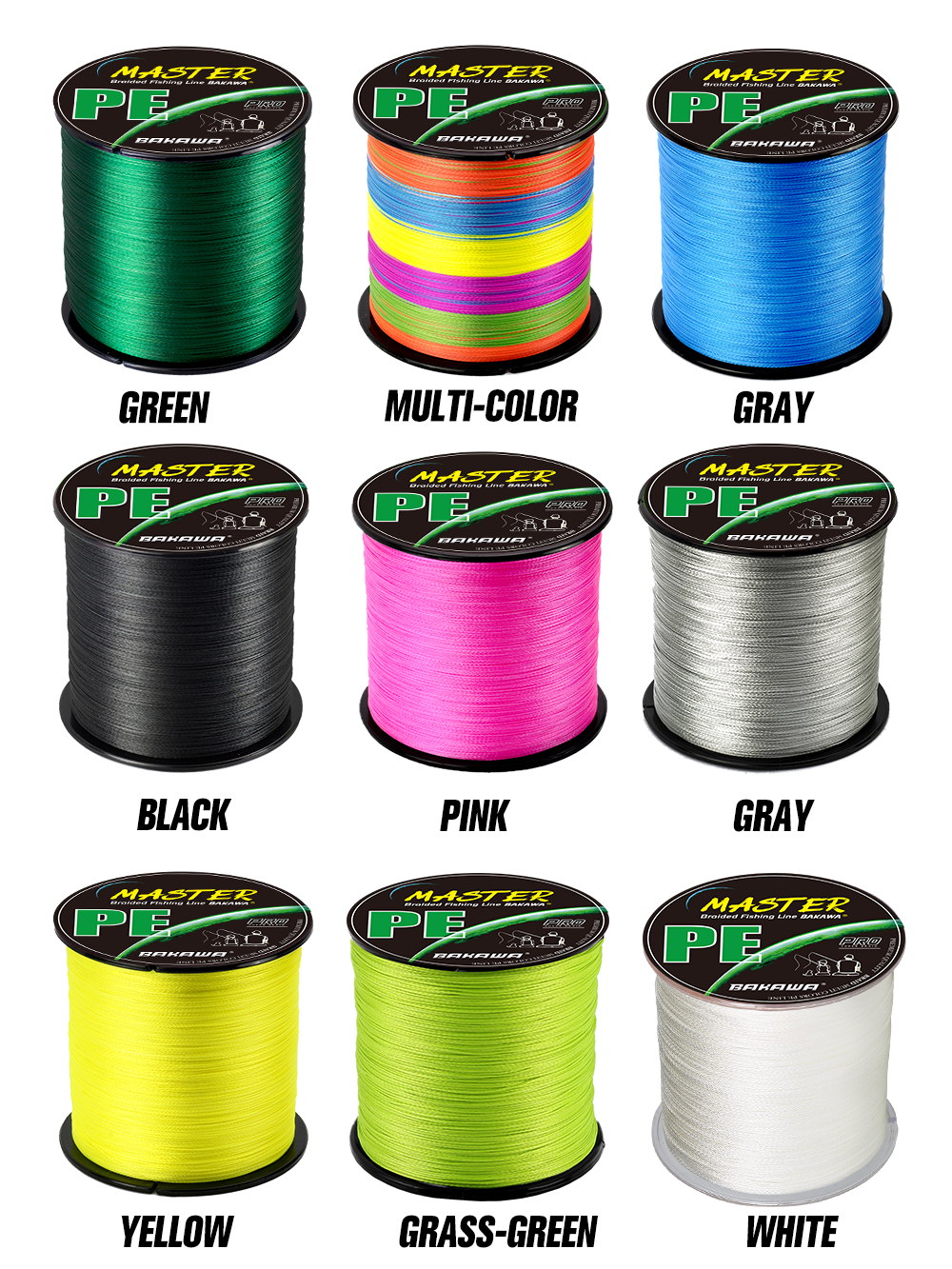 BAKAWA Linha de pesca PE tranç - Copolymer Line avaliação e preço